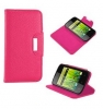 FUNDA FLIP COVER PARA BQ 5.0 HD TIPO LIBRO FUCSIA